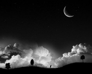 Paysage nocturne