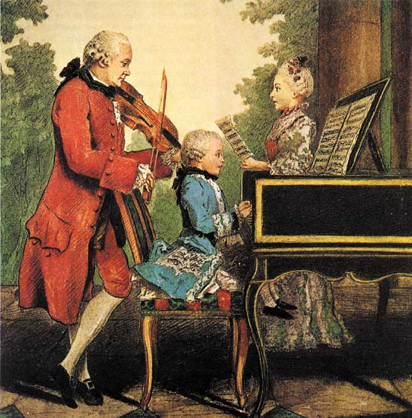 Mozart au clavier