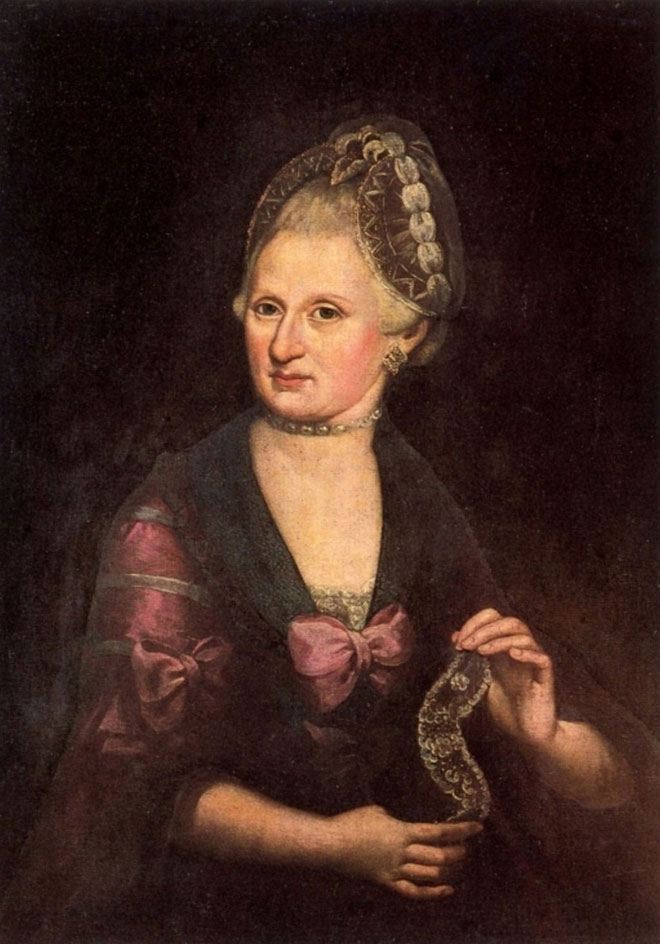 Portrait d'Anna-Maria Pertl, mère de Mozart