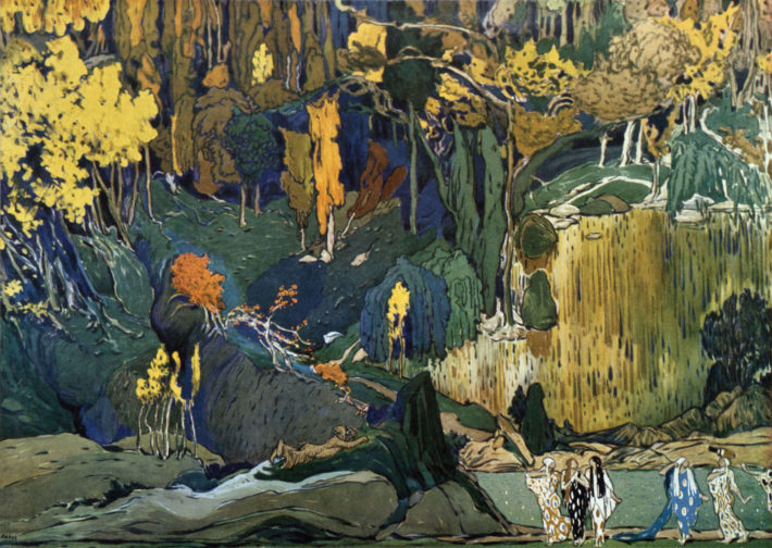 Prélude à l'après-midi d'un faune par Léon Bakst