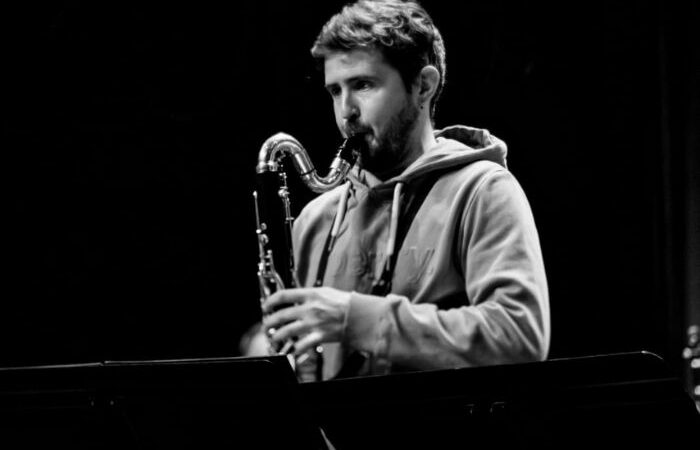 François Pascal et sa clarinette basse