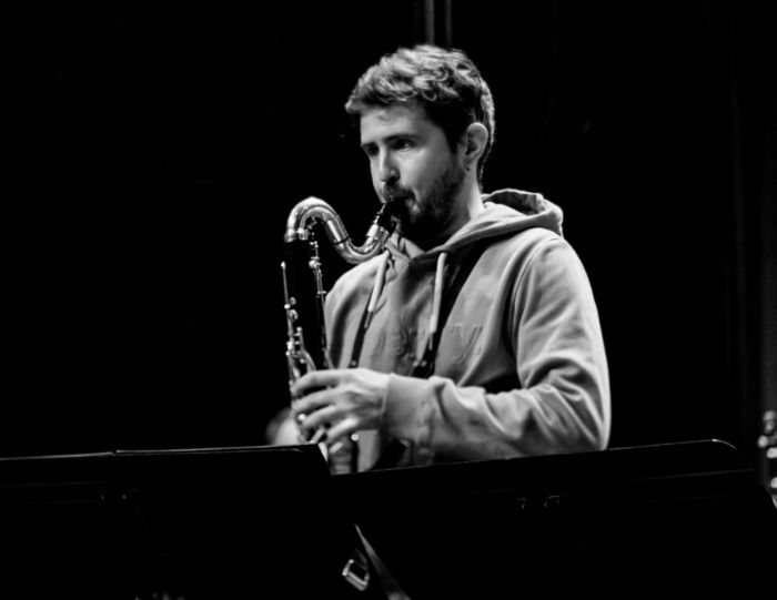 François Pascal et sa clarinette basse