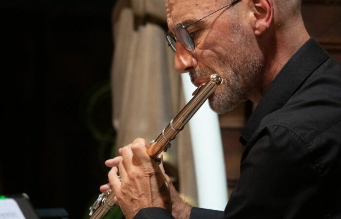 Guy Bardot à la flûte