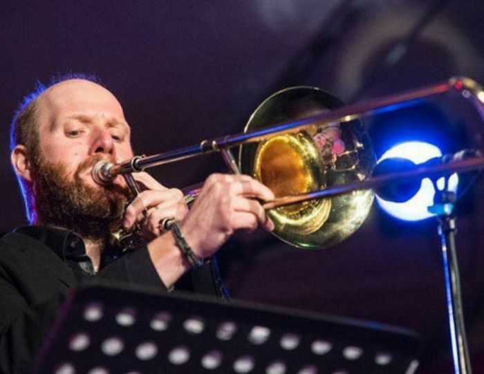 Olivier Lachurie et son trombone